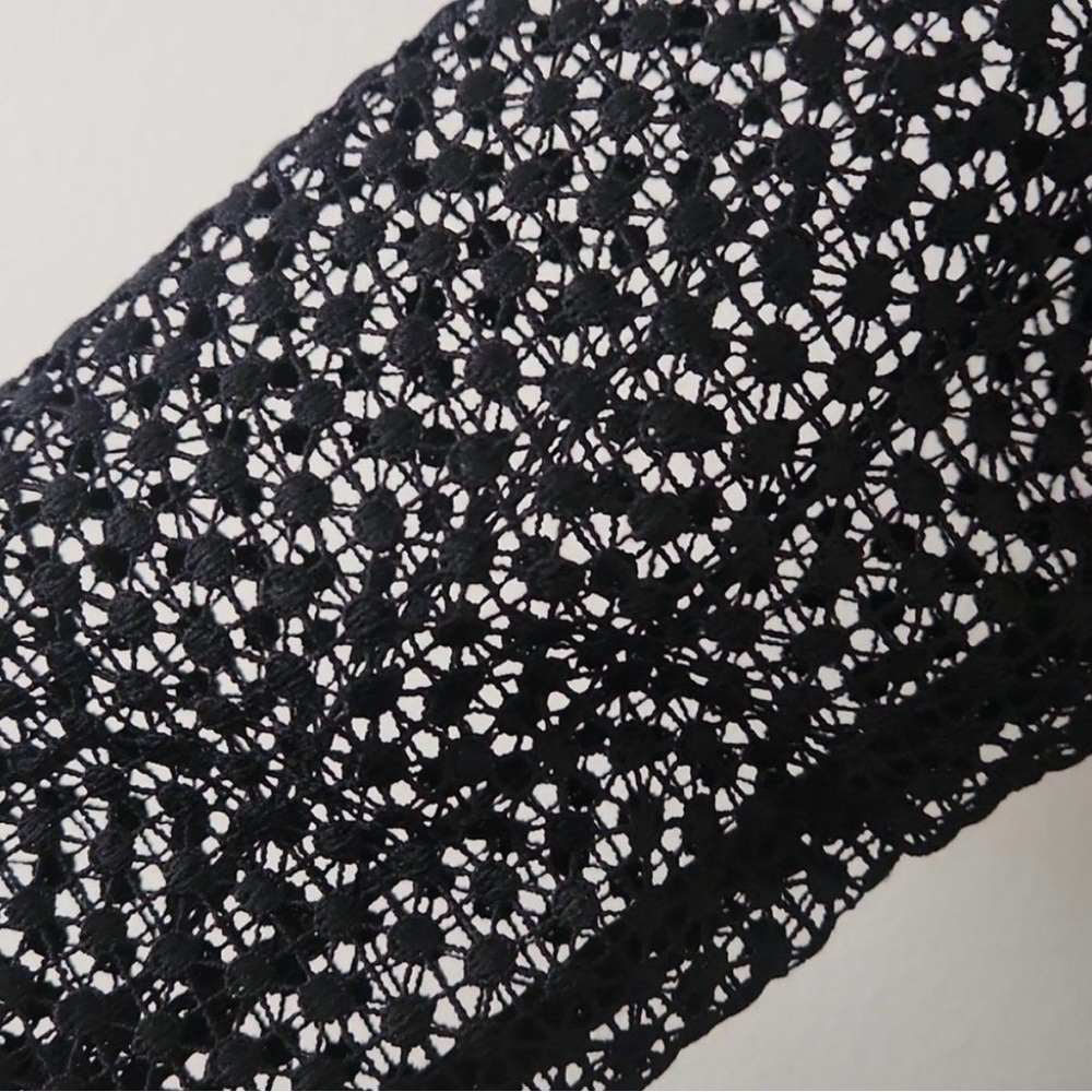 Self-Portrait Black Lace Detail Jumpsuit - Picture 10 of 11